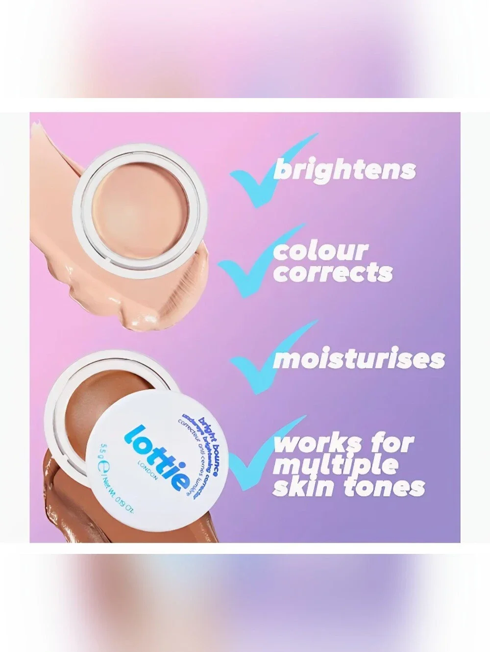 Lottie London Bright Bounce in Deep - Undereye Brightening Corrector